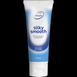 Lifestyles Silky Smooth Personal Lubricant 100g for enhanced intimacy, featuring a water-based, non-sticky, silky-smooth formula.