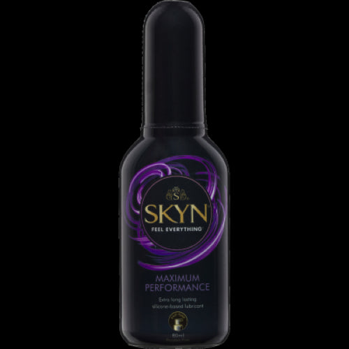 Skyn Max Performance Lube 80ml: Premium silicone-based, non-greasy, fragrance-free lubricant for enhanced intimacy and comfort.