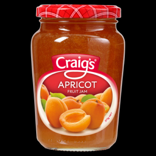 Craig's Apricot Fruit Jam 375g