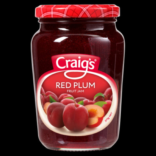 Craig's Red Plum Fruit Jam 375g