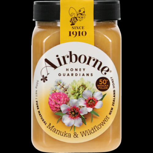 Airborne Manuka & Wildflower Honey 500g
