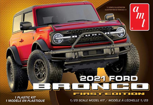 Detailed model kit of the 21 Ford Bronco 1st Edition, perfect for collectors and hobbyists.