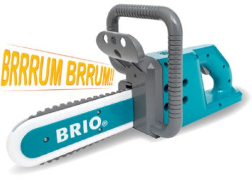 Toy chainsaw for kids promoting creativity, motor skills, and imaginative play with realistic sounds and safe design.