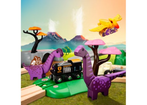 BRIO - Dinosaur Adventure Set 21 pieces