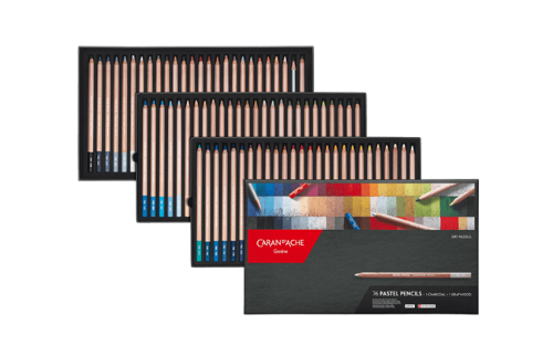 Caran d'Ache Pastel Pencils Sets -  76's + 2