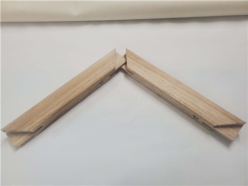 DAS Heavy Duty Stretcher Bar Pair, 72 inches, made from sustainable timber with precision mitred corners for easy assembly.