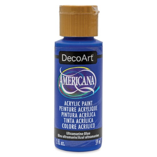 Decoart Americana Acrylic  - 2oz ULTRA BLUE (Trans)