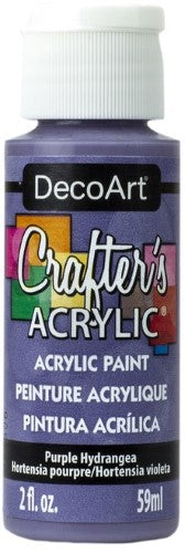 Vibrant Purple Hydrangea acrylic paint in 59ml, perfect for smooth application on various surfaces and ideal for all artists.