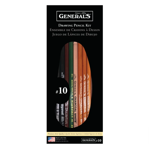 12-piece General's Classic Drawing & Sketching Kit featuring assorted pencils for diverse artistic techniques and creative expression.