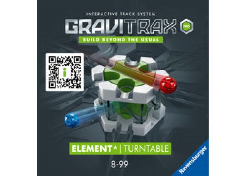 GraviTrax PRO Turntable easily directs marbles, enhancing marble run creativity with fun twists and STEM learning.