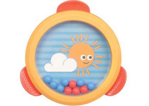 Colorful hemispherical toy set for infants, enhancing sensory play and motor skills during tummy time.