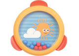 Colorful hemispherical toy set for infants, enhancing sensory play and motor skills during tummy time.
