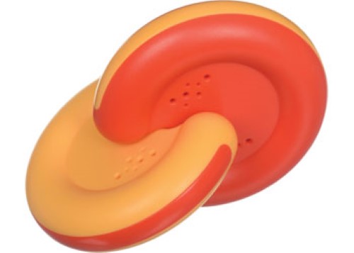 Colorful interlocking discs for tummy time, promoting movement, sounds, and motor skills development in infants.