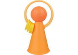Colorful Halilit Bell for toddlers, designed for grasping and shaking, produces enchanting jingles for sensory exploration.