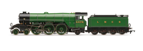 Hornby LNER Class A1 Hermit model, detailed British steam locomotive, celebrating Big 4 centenary, perfect for collectors.