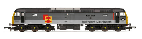 Hornby Trains R/RD BR Railfreight Class 47 model locomotive, detailed design for British railfreight enthusiasts.