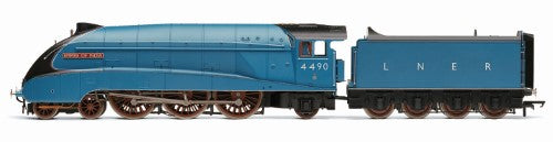 Hornby Trains LNER A4 CL, 4490 'Empire of India' model, featuring stunning blue finish and intricate detailing for collectors.