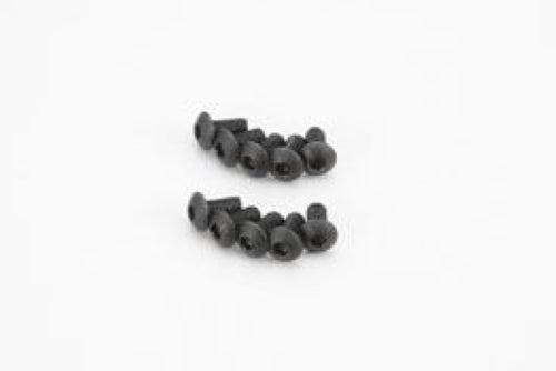 Kyosho Hex BH Screw (M2.6x5)(10) for secure RC model upgrades, crafted for durability and reliability in performance.