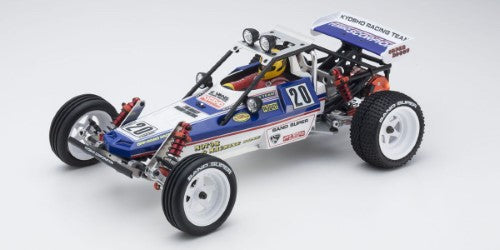 Classic 1/10 RC car kit featuring robust chassis, adjustable suspension, and pre-painted parts for thrilling off-road adventures.