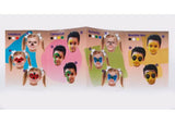 Colorful face paint sticks in a 6-pack, featuring easy twist-up application and vibrant colors for creative kids' fun.