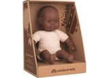 Miniland - Soft Body Doll - African 32cm