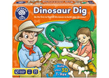 Colorful 3D board game where kids excavate dinosaur bones, promoting fun, teamwork, and learning about paleontology.