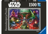 1500-piece Ravensburger puzzle featuring Boba Fett, perfect for Star Wars fans and puzzle enthusiasts alike.