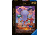A vibrant 1000-piece puzzle featuring Jasmine's magical castle from Aladdin, perfect for Disney fans and puzzle lovers.