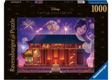 A vibrant 1000pc puzzle of Mulan's castle, showcasing intricate details and Disney-inspired artistry for fans and families.