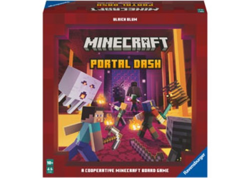 Exciting Minecraft-themed board game featuring customizable portals and strategic gameplay for 2-6 players.