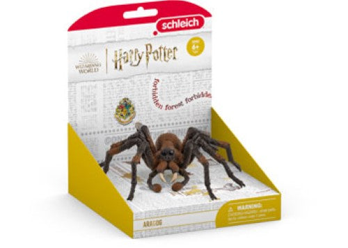 Schleich Wizzarding World Aragog figure, an eight-eyed spider from Harry Potter, perfect for collectors and imaginative play.