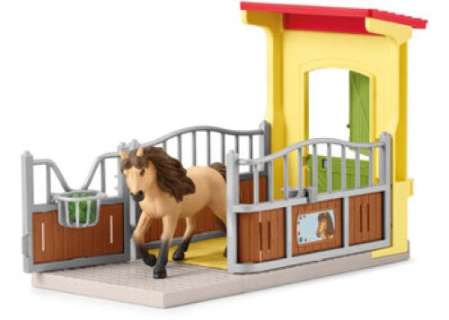 Realistic figurine of an Iceland Pony Stallion from Schleich, perfect for imaginative play and learning about ponies.