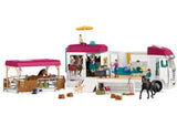 Schleich Horse Transporter toy truck and trailer set for imaginative play and safe transport of Schleich horses.