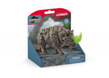 Hand-painted Schleich Battle Rhino figurine, featuring realistic textures for imaginative play and wildlife education.