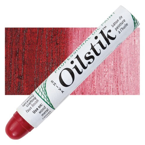 Vibrant Shiva 37ml Oilstik in Alizarin Crimson, perfect for artists with its creamy texture and versatile applications.