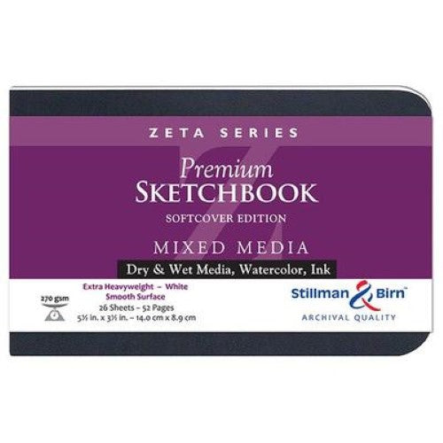 Stillman & Birn ZETA Softcover 270gsm Sketchbook -  5.5x3.5"