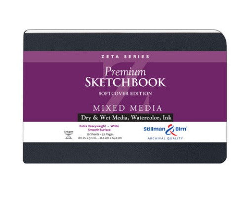 Stillman & Birn ZETA Softcover 270gsm Sketchbook -  8.5x5.5"