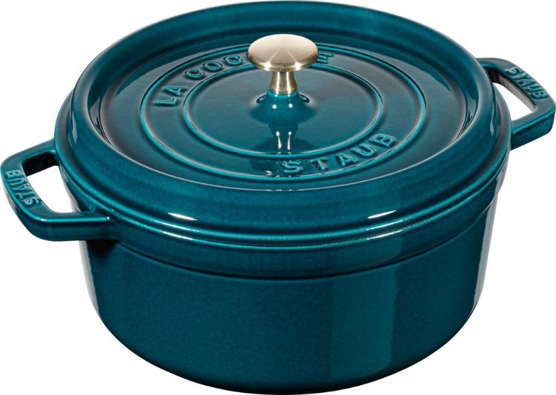 Round Cocotte - Staub La Mer Sea Blue (24cm)