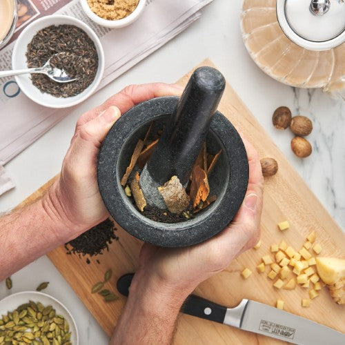 Conical Mortar and Pestle - AVANTI Black (13cm)