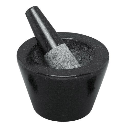 Mini Conical Mortar and Pestle - AVANTI Black (13cm)