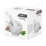 Marble Footed Mortar and Pestle - AVANTI (White)