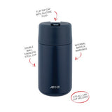 Insulated Travel Cup - AVANTI Brew 400ml (Navy)