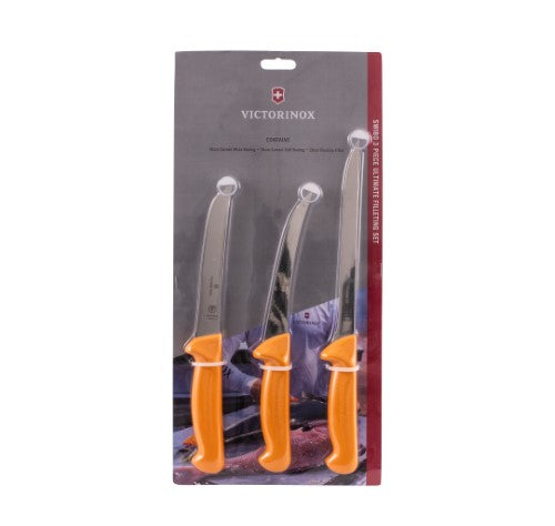 Fillet Knife Set - VICTORINOX SWIBO 3 Piece Clam