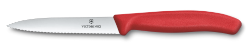 Paring Knife - VICTORINOX SWISS CLASSIC WAV 10CM (RED)