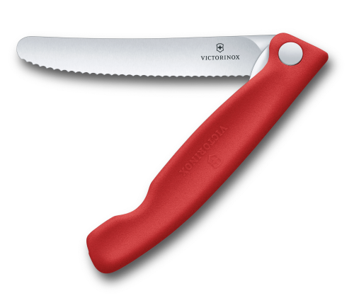 Folding Picnic Knife - VICTORINOX SWISS CLASSIC 11cm (Red)