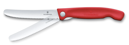 Folding Picnic Knife - VICTORINOX SWISS CLASSIC 11cm (Red)