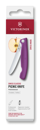 Picnic Knife - VICTORINOX SWISS CLASSIC 11CM (Purple)