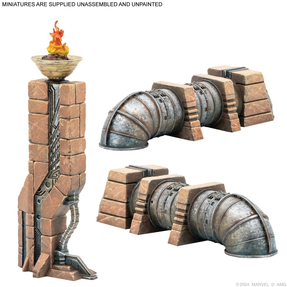 Marvel: Crisis Protocol  - Dark Future Terrain Pack