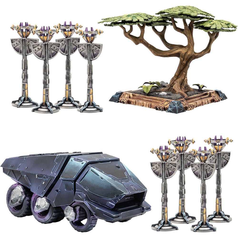 Marvel: Crisis Protocol  - Kingdom of Wakanda Terrain Pack