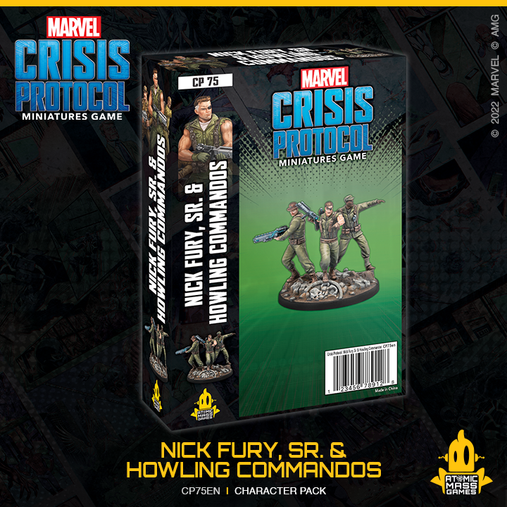 Marvel: Crisis Protocol  - Nick Fury, Sr. & Howling Commandos